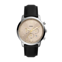 Load image into Gallery viewer, Neutra Chronograph Black Eco Leather Watch
