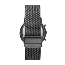 Load image into Gallery viewer, Minimalist Chronograph Smoke Stainless Steel Mesh Watch
