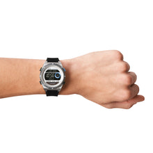 Load image into Gallery viewer, Everett Digital Black Silicone Watch
