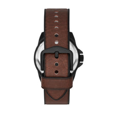 Load image into Gallery viewer, Bronson Three-Hand Date Dark Brown Eco Leather Watch
