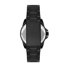 Load image into Gallery viewer, Bronson Three-Hand Date Black Stainless Steel Watch

