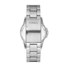 Load image into Gallery viewer, Fossil Blue Three-Hand Date Stainless Steel Watch
