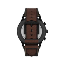 Load image into Gallery viewer, Hybrid Smartwatch Retro Pilot Dual-time Brown Leather
