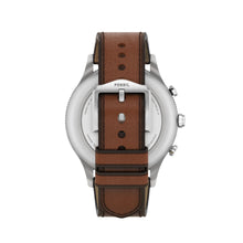 Load image into Gallery viewer, Hybrid Smartwatch Retro Pilot Dual-time Brown Leather
