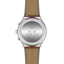 Load image into Gallery viewer, Hybrid Smartwatch Retro Pilot Dual-time Brown Leather
