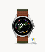 Load image into Gallery viewer, Gen 6 Smartwatch Venture Edition Olive Fabric and Leather
