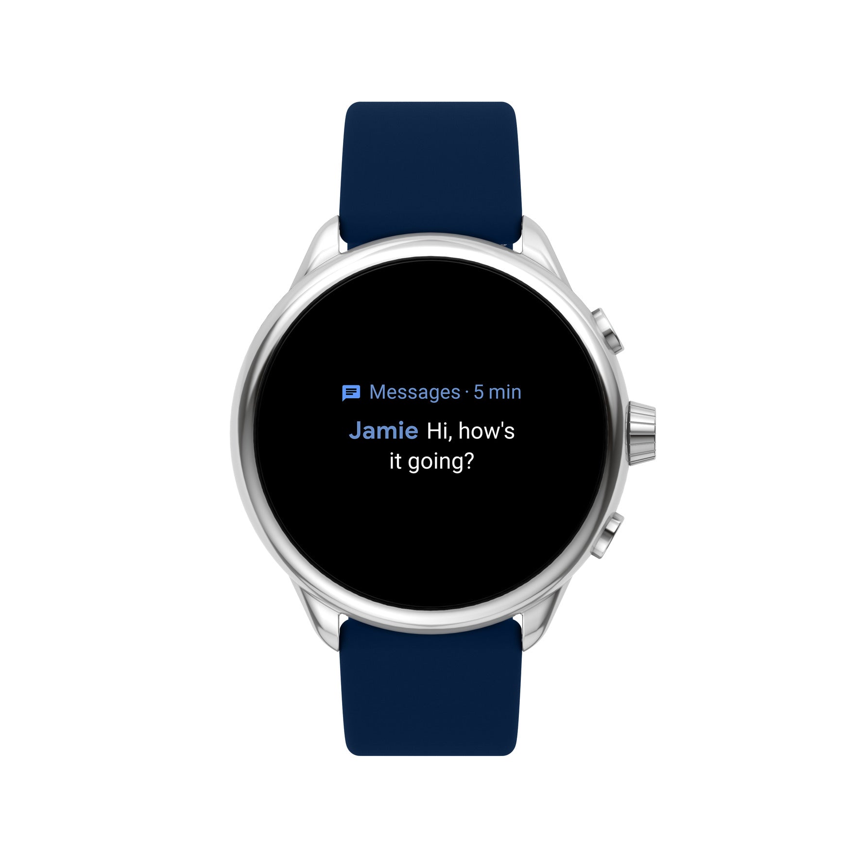 Fossil Gen 6 Smartwatch Navy Silicone Fossil Malaysia