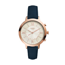 Load image into Gallery viewer, Hybrid Smartwatch Jacqueline Navy Leather
