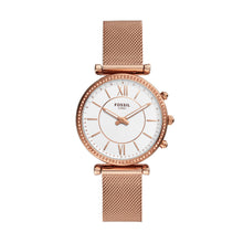 Load image into Gallery viewer, Hybrid Smartwatch Carlie Rose Gold-Tone Stainless Steel
