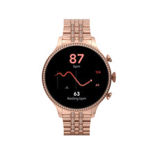 Load image into Gallery viewer, Gen 6 Smartwatch Rose Gold-Tone Stainless Steel FTW6077

