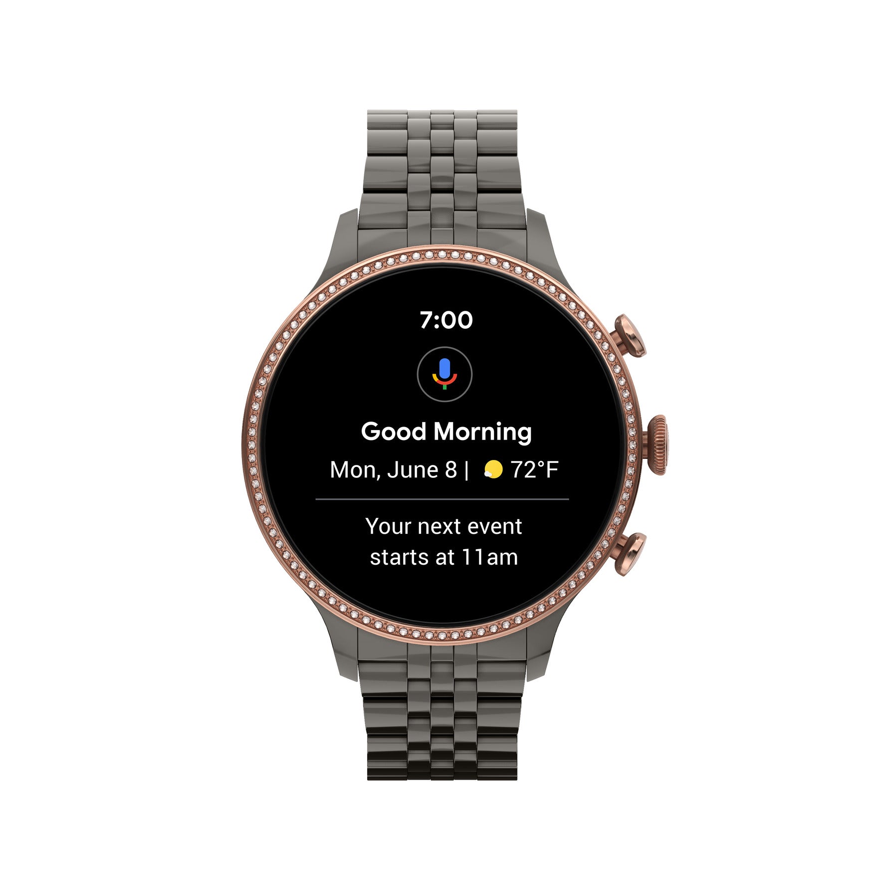 Fossil Gen 6 Smartwatch Gunmetal Stainless Steel FTW6078 Fossil Malaysia