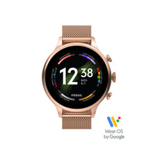 Load image into Gallery viewer, Gen 6 Smartwatch Rose Gold-Tone Stainless Steel Mesh
