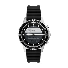 Load image into Gallery viewer, Hybrid Smartwatch HR FB-01 Black Silicone
