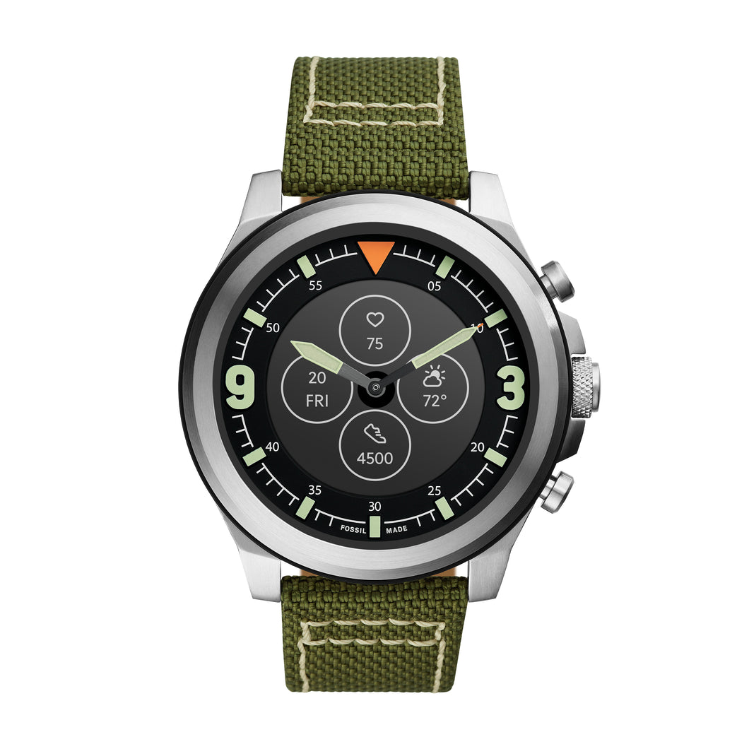 Hybrid Smartwatch HR Latitude Olive Nylon