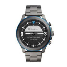 Load image into Gallery viewer, Hybrid Smartwatch HR Latitude Smoke Stainless Steel
