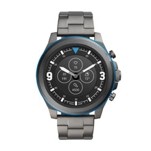 Load image into Gallery viewer, Hybrid Smartwatch HR Latitude Smoke Stainless Steel
