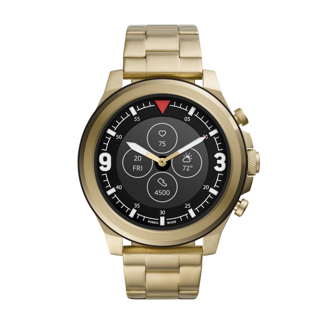 Hybrid Smartwatch HR Latitude Gold-Tone Stainless Steel