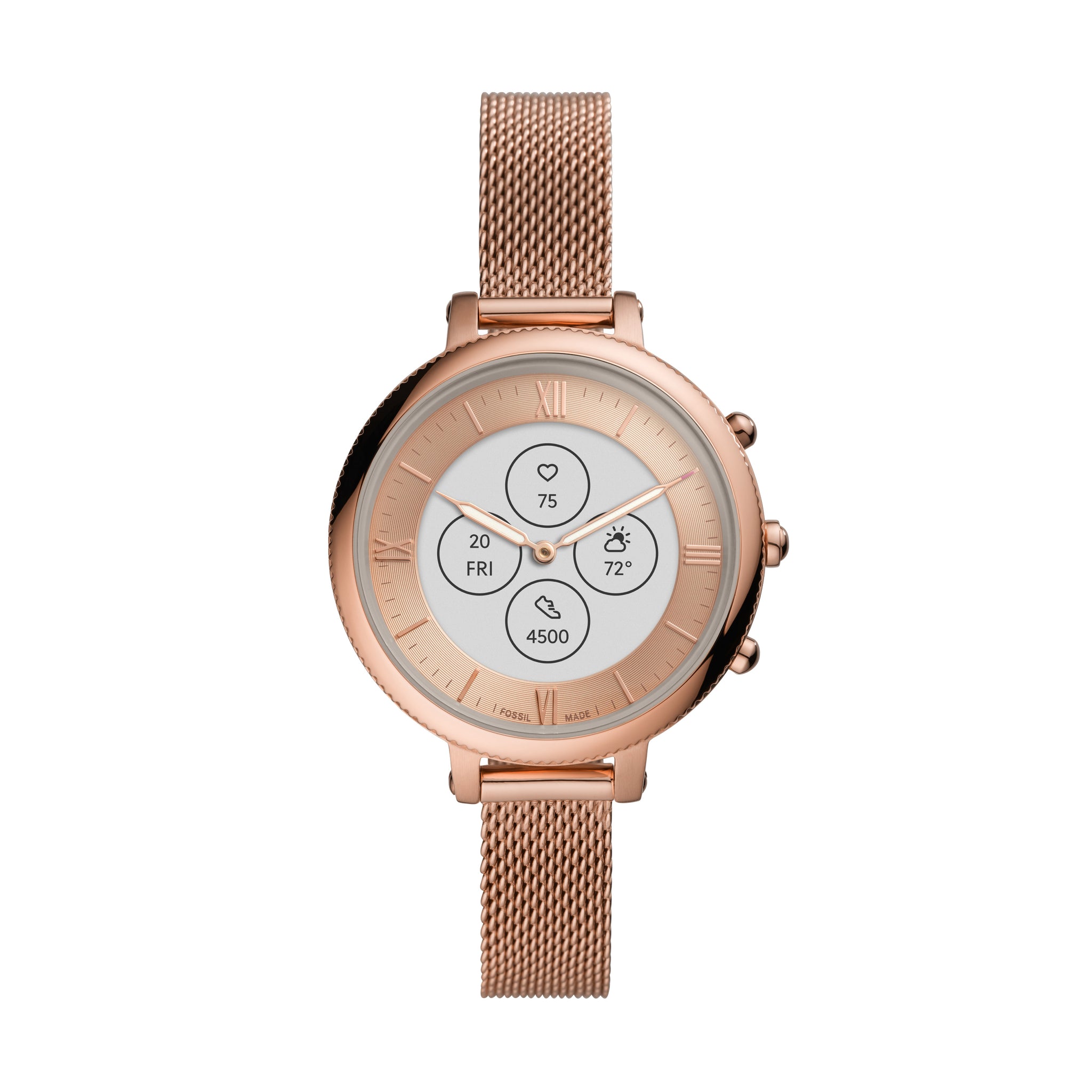 Rose Gold Fossil shops Hybrid Smartwatch