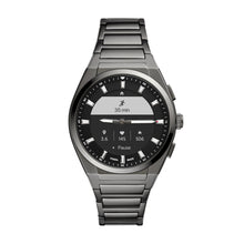 Load image into Gallery viewer, Hybrid Smartwatch HR Everett Smoke Stainless Steel
