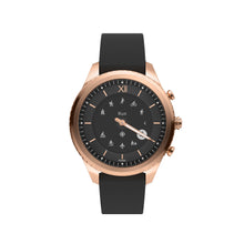 Load image into Gallery viewer, Stella Gen 6 Hybrid Smartwatch Black Leather
