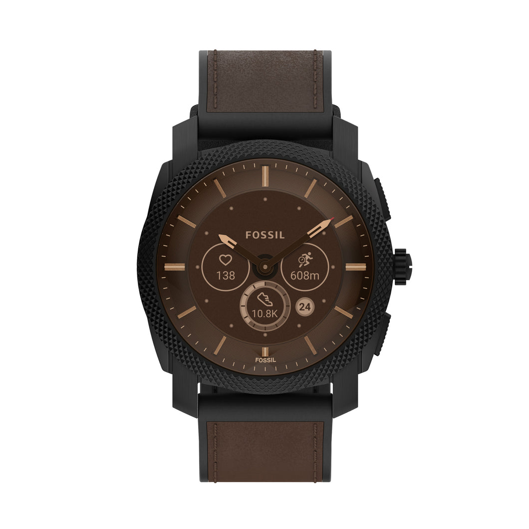 Machine Gen 6 Hybrid Smartwatch Dark Brown Leather
