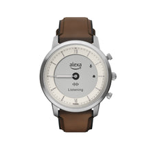 Load image into Gallery viewer, Neutra Gen 6 Hybrid Smartwatch Medium Brown Leather
