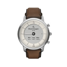 Load image into Gallery viewer, Neutra Gen 6 Hybrid Smartwatch Medium Brown Leather
