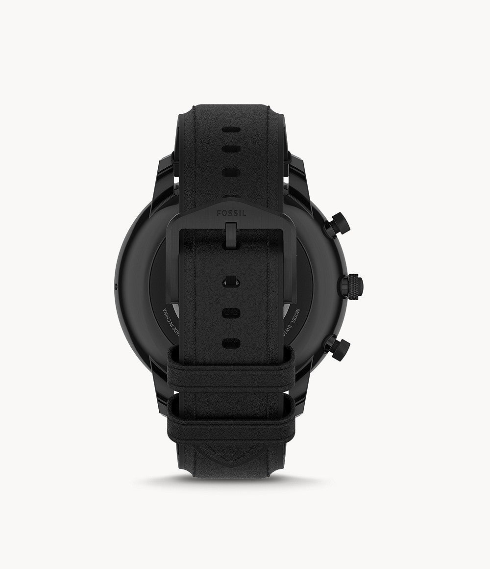 Fossil gen 4 black silicone best sale