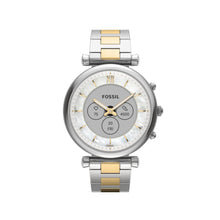 Load image into Gallery viewer, Carlie Gen 6 Hybrid Smartwatch Two-Tone Stainless Steel
