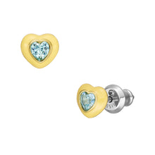 Load image into Gallery viewer, Color Pop Pink Heart Stud Earrings
