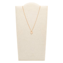 Load image into Gallery viewer, Heart Rose-Gold-Tone Stainless Steel Necklace
