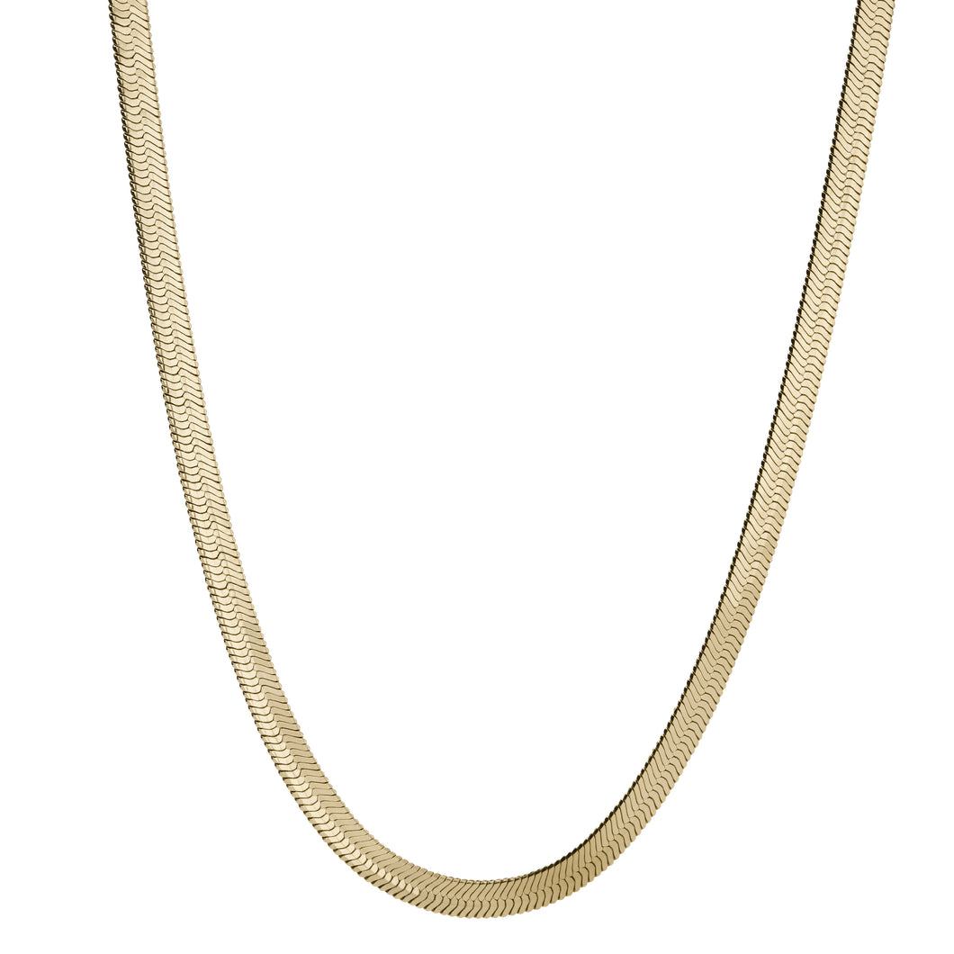 Golden Sun Gold-Tone Stainless Steel Chain Necklace
