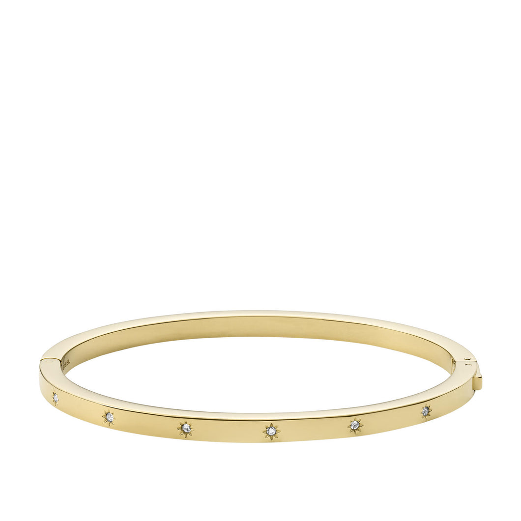 Sutton Shine Bright Gold-Tone Stainless Steel Cuff Bracelet