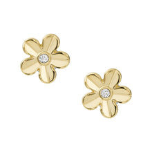 Load image into Gallery viewer, Val Vintage Vacation Gold-Tone Stainless Steel Stud Earrings
