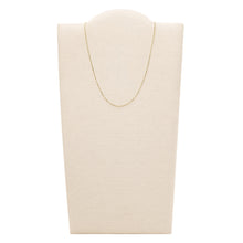 Load image into Gallery viewer, Corra Oh So Charming Gold-Tone Stainless Steel Chain Necklace
