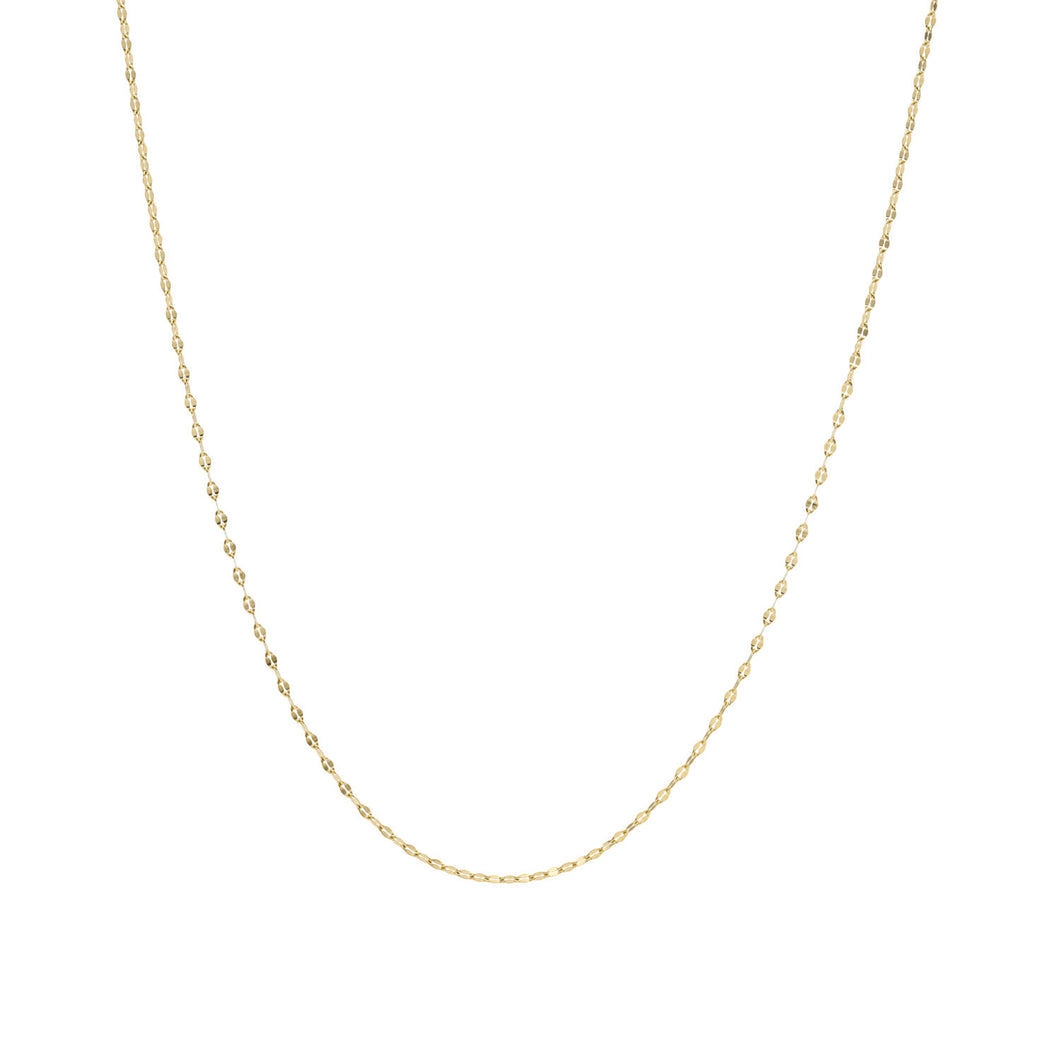 Corra Oh So Charming Gold-Tone Stainless Steel Chain Necklace