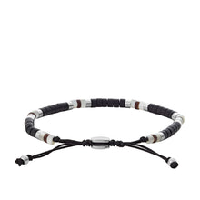 Load image into Gallery viewer, Vintage Casual Summer Beads Black Onyx Coconut and Shell Beaded Bracelet
