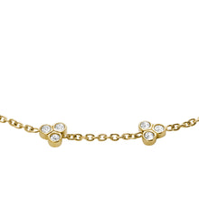Load image into Gallery viewer, Sadie Trio Glitz Gold-Tone Stainless Steel Station Bracelet
