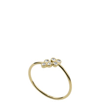 Load image into Gallery viewer, Sadie Trio Glitz Gold-Tone Stainless Steel Ring
