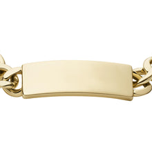 Load image into Gallery viewer, Drew Gold-Tone Stainless Steel ID Bracelet
