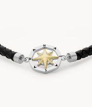Load image into Gallery viewer, Sutton Compass Stainless Steel Station Bracelet
