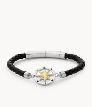 Load image into Gallery viewer, Sutton Compass Stainless Steel Station Bracelet
