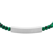 Load image into Gallery viewer, Reconstituted Green Malachite Beaded Bracelet
