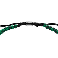 Load image into Gallery viewer, Reconstituted Green Malachite Beaded Bracelet
