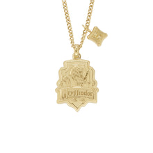 Load image into Gallery viewer, Limited Edition Harry Potter™ Gryffindor™ Gold-Tone Stainless Steel Chain Necklace
