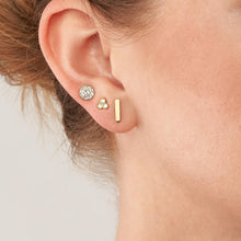 Load image into Gallery viewer, All Stacked Up Two-Tone Stainless Steel Earrings Set
