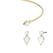 Load image into Gallery viewer, Celestial Opals Synthetic Opal Bracelet and Earrings Set
