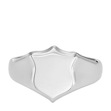 Load image into Gallery viewer, Heritage Shield Stainless Steel Signet Ring
