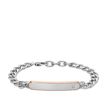 Load image into Gallery viewer, Classic Two-Tone Stainless Steel Chain Bracelet
