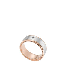 Load image into Gallery viewer, Classic Two-Tone Stainless Steel Band Ring
